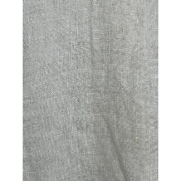 Flax Bold Daylily Pant Large L White Linen Elastic Waist Lightweight Comfort New - Picture 7 of 11